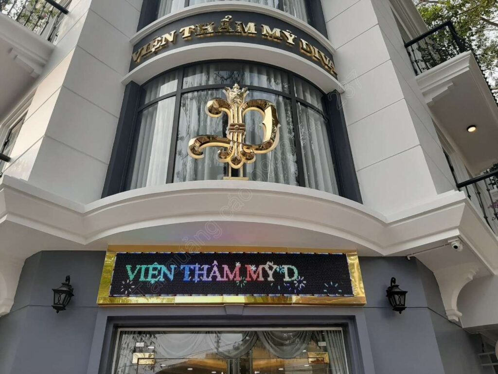 Quảng cáo Tài Long An Bảng hiệu chữ inox công ty