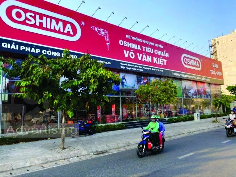 Quảng cáo Tài Long An thi công showroom cho thương hiệu Oshima