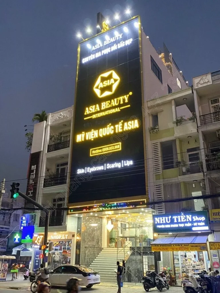 Quảng cáo Tài Long An Bảng hiệu chữ nổi mica đèn led