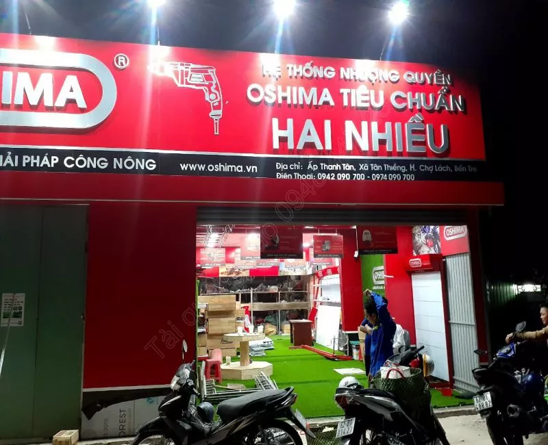 Quảng cáo Tài Long An thi công showroom cho thương hiệu Oshima